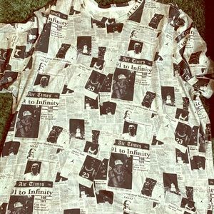 Jordan Newspaper Tee